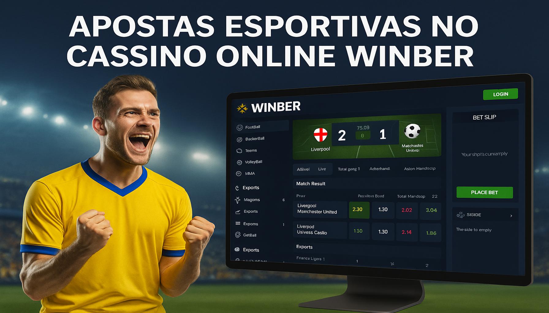 Apostas esportivas no cassino online WINBR  