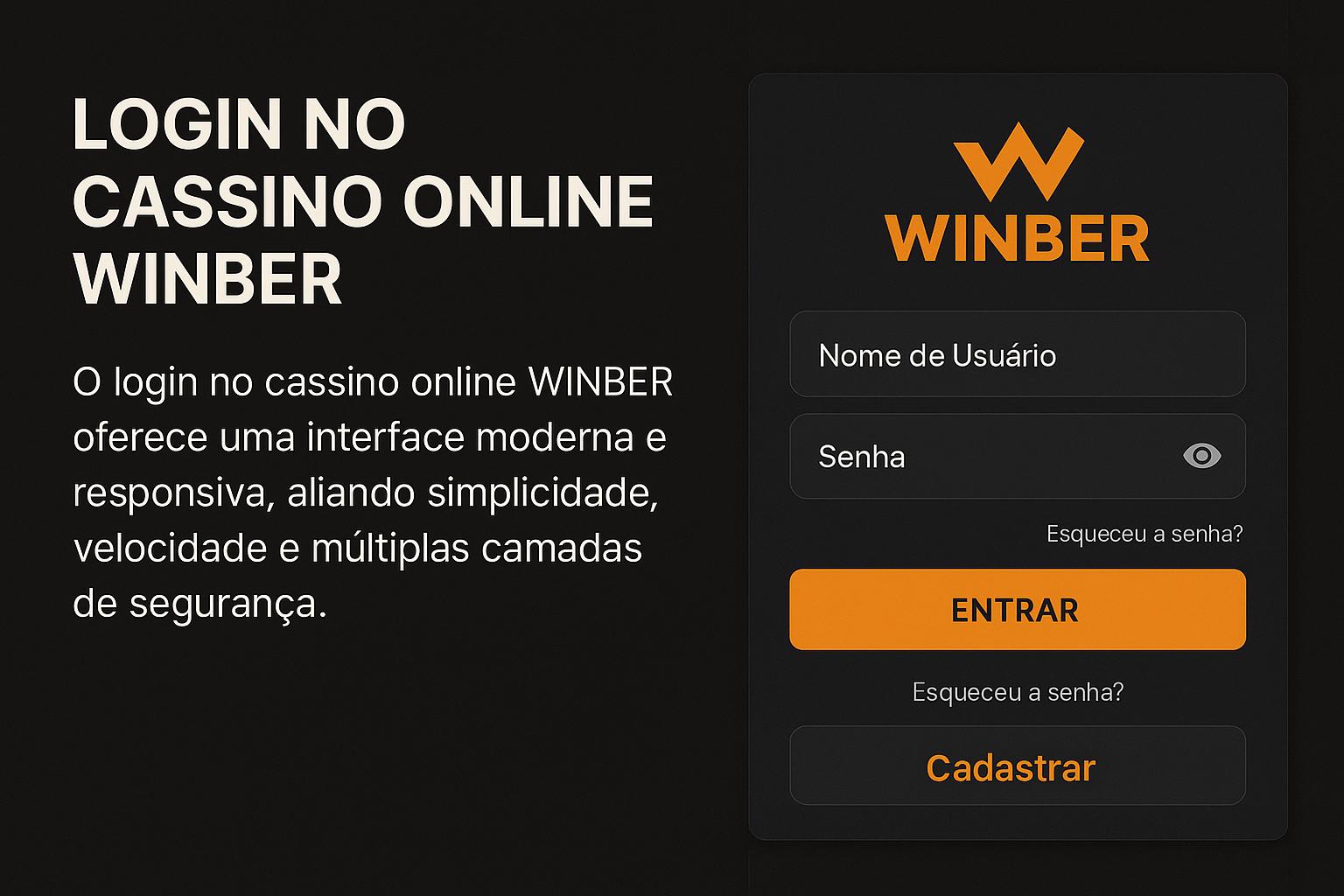 Criar uma nova Conta no plataforma WINBR  